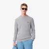 Jersey de algodón de cuello redondo para hombre