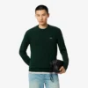 Jersey de algodón de cuello redondo para hombre