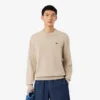 Jersey de algodón de cuello redondo para hombre