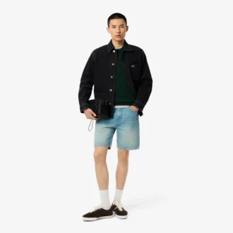 Jersey de algodón de cuello redondo para hombre
