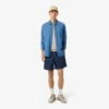 Jersey de algodón de cuello redondo para hombre