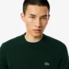 Jersey de algodón de cuello redondo para hombre