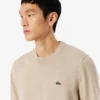 Jersey de algodón de cuello redondo para hombre