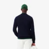 Jersey de algodón de cuello redondo para hombre