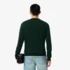 Jersey de algodón de cuello redondo para hombre