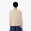 Jersey de algodón de cuello redondo para hombre
