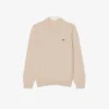 Jersey de algodón de cuello redondo para hombre