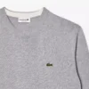 Jersey de algodón de cuello redondo para hombre