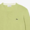 Jersey de algodón de cuello redondo para hombre