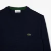 Jersey de algodón de cuello redondo para hombre