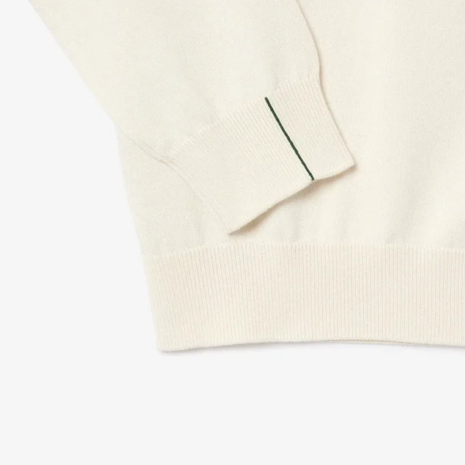 Jersey de algodón de cuello redondo para hombre