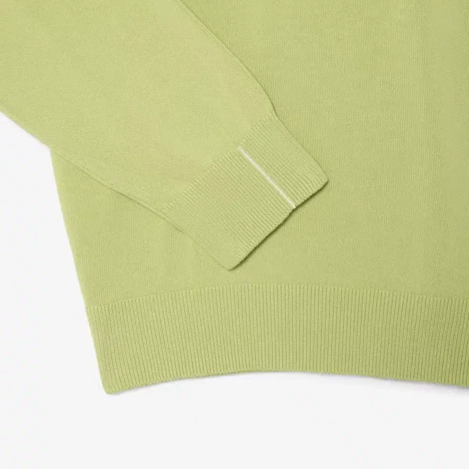 Jersey de algodón de cuello redondo para hombre