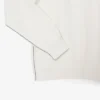Jersey de algodón de cuello redondo y corte holgado para mujer