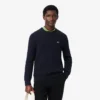 Jersey de algodón de punto trenzado para hombre
