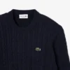 Jersey de algodón de punto trenzado para hombre