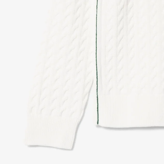 Jersey de algodón de punto trenzado para hombre