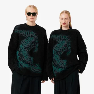 Jersey de cocodrilo jacquard de pasarela