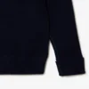 Jersey de cuello alto de lana de corte holgado para mujer
