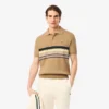 Jersey de cuello polo a rayas para hombre, fabricado en Francia