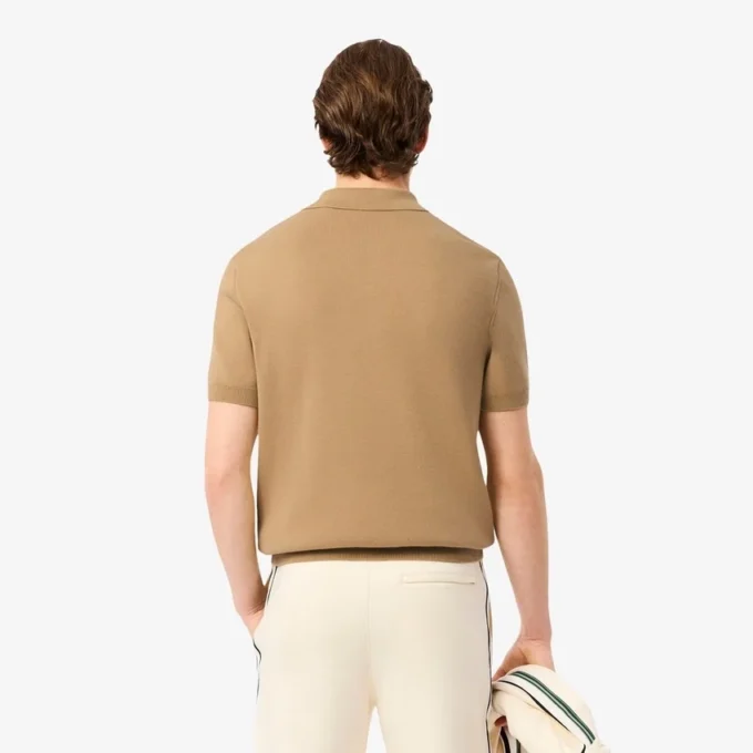 Jersey de cuello polo a rayas para hombre, fabricado en Francia