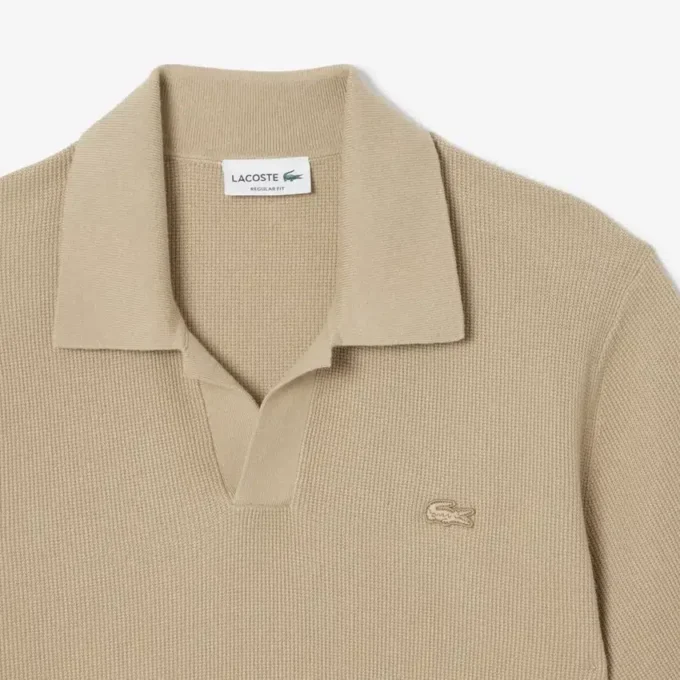Jersey de cuello polo abierto para hombre en mezcla de algodón The Blend