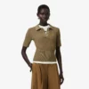 Jersey de cuello polo con punto trenzado de la colección Runway