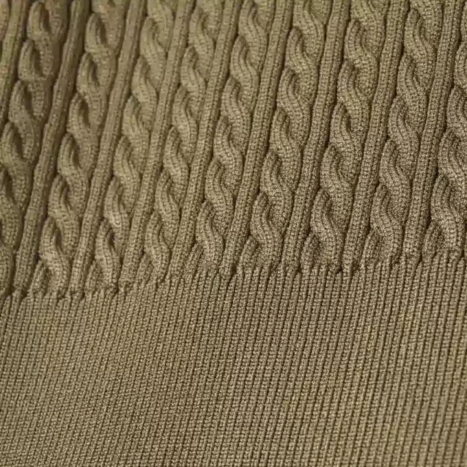 Jersey de cuello polo con punto trenzado de la colección Runway