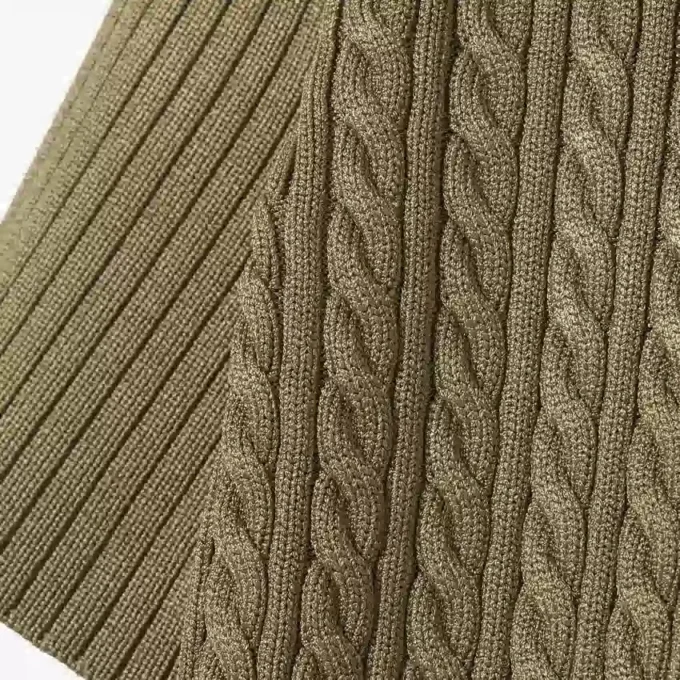 Jersey de cuello polo con punto trenzado de la colección Runway