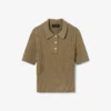 Jersey de cuello polo con punto trenzado de la colección Runway