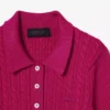 Jersey de cuello polo con punto trenzado de la colección Runway