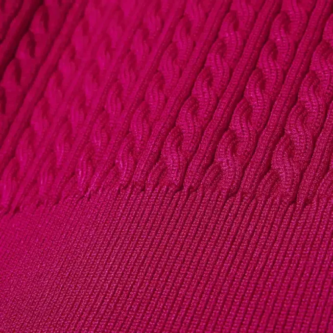 Jersey de cuello polo con punto trenzado de la colección Runway