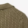 Jersey de cuello polo con punto trenzado de la colección Runway