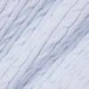 Jersey de cuello polo con tejido de punto trenzado a rayas