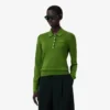 Jersey de cuello polo de lana merina de la colección Runway