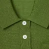 Jersey de cuello polo de lana merina de la colección Runway