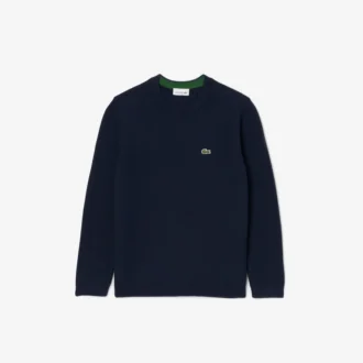 Jersey de cuello redondo de algodón para niño