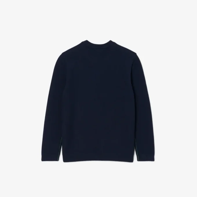 Jersey de cuello redondo de algodón para niño