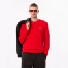 Jersey de cuello redondo de cachemira de punto 3D para hombre