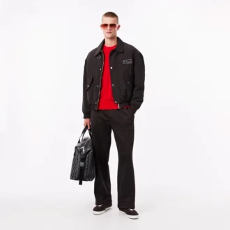 Jersey de cuello redondo de cachemira de punto 3D para hombre