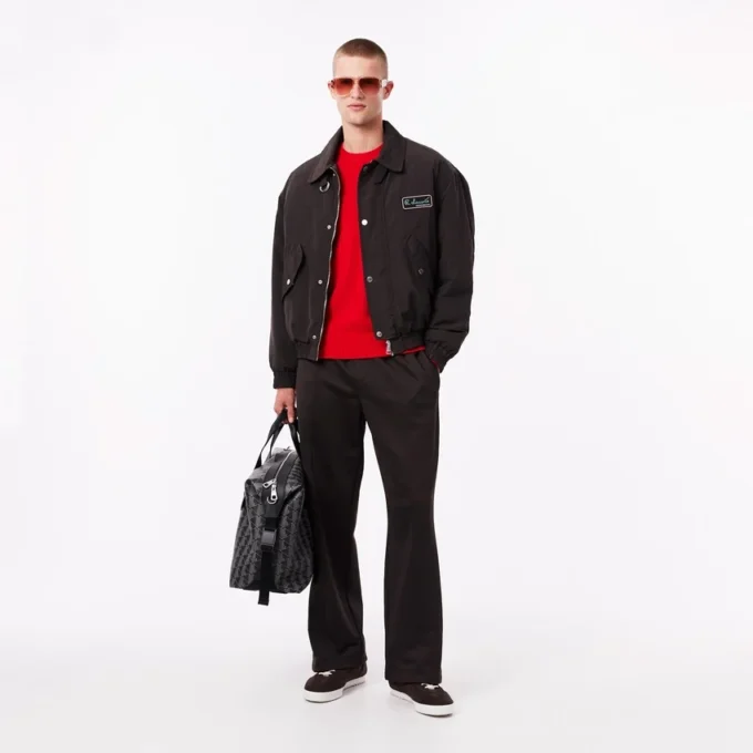 Jersey de cuello redondo de cachemira de punto 3D para hombre