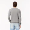 Jersey de cuello redondo de lana merino para hombre