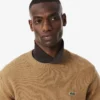 Jersey de cuello redondo de lana para hombre