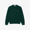 Jersey de cuello redondo de lana para hombre