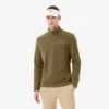 Jersey de golf de forro polar con cremallera de un cuarto para hombre