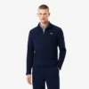 Jersey de golf de forro polar con cremallera de un cuarto para hombre