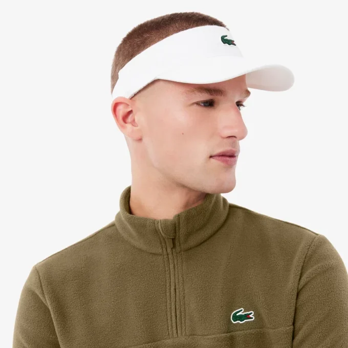 Jersey de golf de forro polar con cremallera de un cuarto para hombre