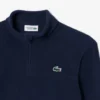 Jersey de golf de forro polar con cremallera de un cuarto para hombre