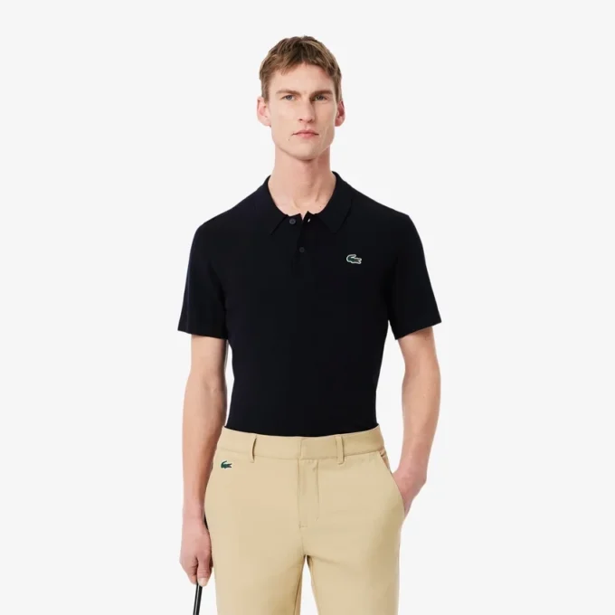 Jersey de golf de manga corta con cuello polo para hombre