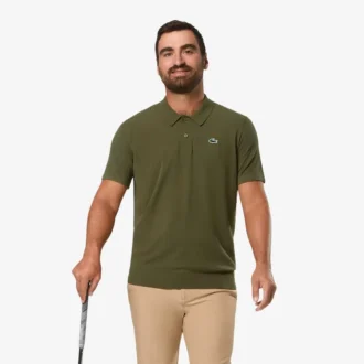 Jersey de golf de manga corta con cuello polo para hombre