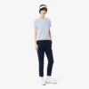 Jersey de golf de manga corta con cuello polo para mujer